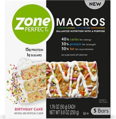 Birthday Cake Macros Bars