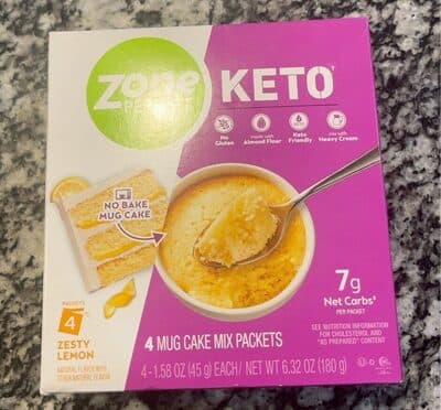 Zesty Lemon Mug Cake Mix Packets