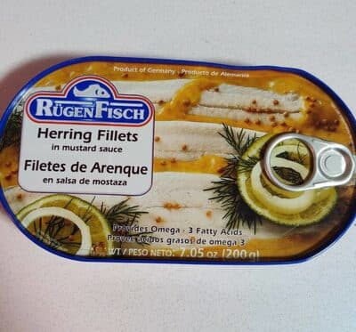 Herring Fillets in Mustard Sauce