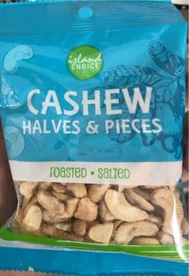 Roasted, Salted Cashew Halves & Pieces