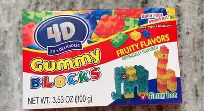 Fruity Flavored Gummy Blocks