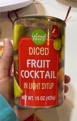 Diced Fruit Cocktail in Light Syrup