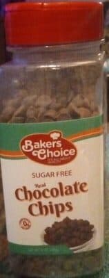 Sugar Free Real Chocolate Chips