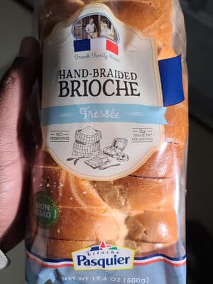 Brioche Tressée, Sliced Brioche Loaf