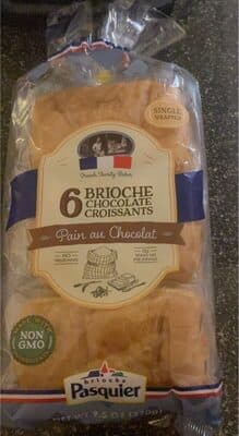 Brioche Chocolate Croissants