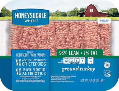 Honeysuckle White Fresh 93% Ground Turkey