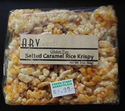 Salted Caramel Rice Krispy