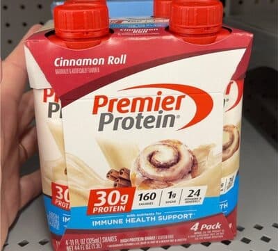 Cinnamon Roll High Protein Shake