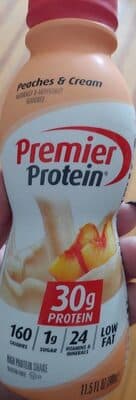 Peaches & Cream High Protein Shake