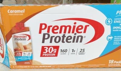 Caramel Flavored High Protein Shakes