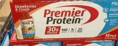 Premier Protein Shake Strawberries And Cream