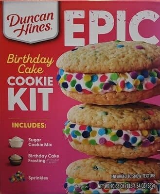 Birthday Cake Cookie Kit