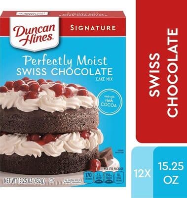 Hot Cocoa Flavored Perfectly Moist Cake Mix