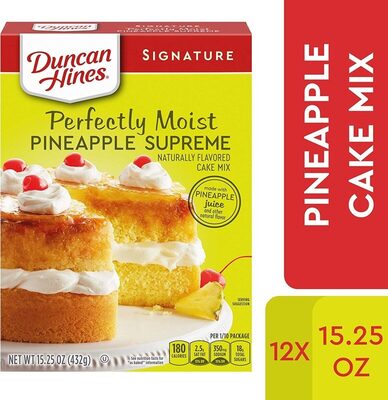 Pineapple Supreme Flavored Perfectly Moist Cake Mix