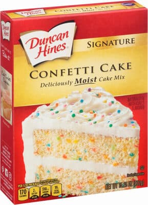 Rainbow Confetti Cake Mix