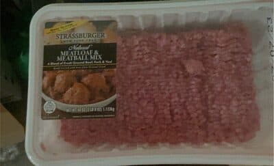 Natural Meatloaf and Meatball Mix