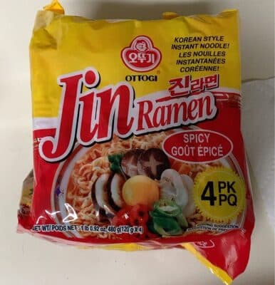 Spicy Jin Ramen Korean Style Instant Noodles