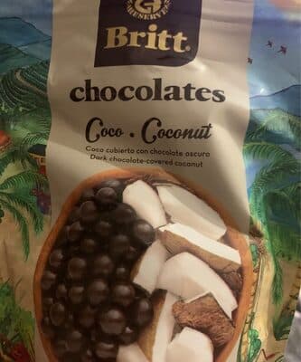 Britt Coco Con Chocolate Oscuro