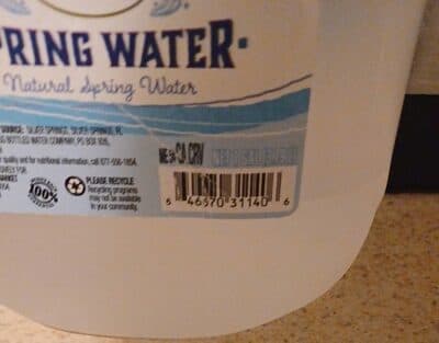 Spring water