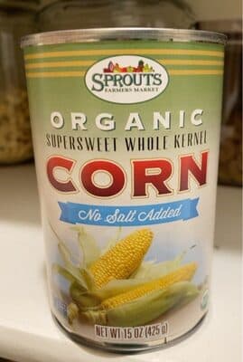 Organic Supersweet Whole Kernel Corn