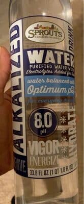 Alkalized Water