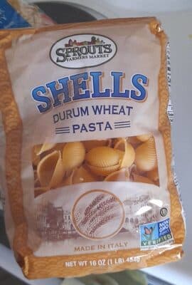 Shells Drum wheat pasta