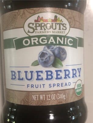 Organic Blueberry Fruit Spread