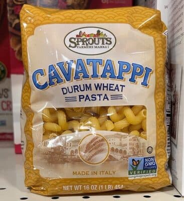 Cavatappi durum wheat pasta