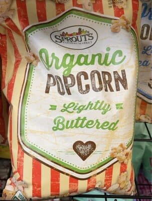 Organic Popcorn Lightly Sea Salted