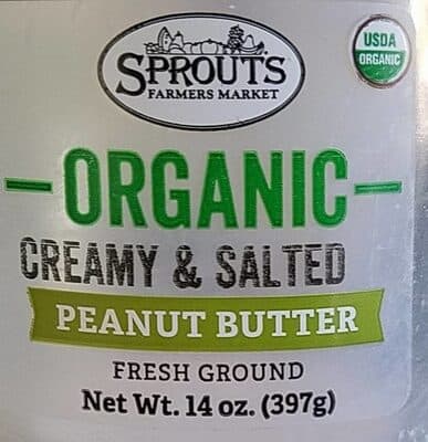 Organic Creamy Salted Peanut Butter