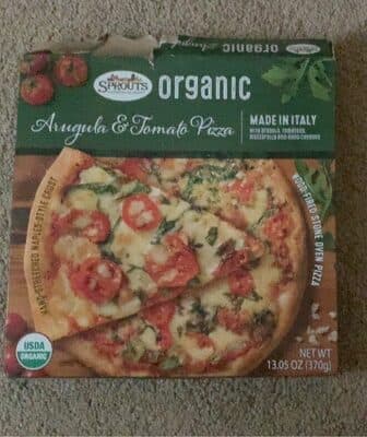 Organic Arugula & Tomato Pizza