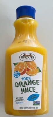 Sprouts 100% orange juice