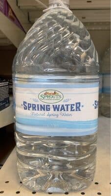Spring water