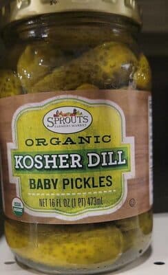 Organic Kosher Dill Baby Pickles