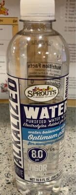 Alkalized Water