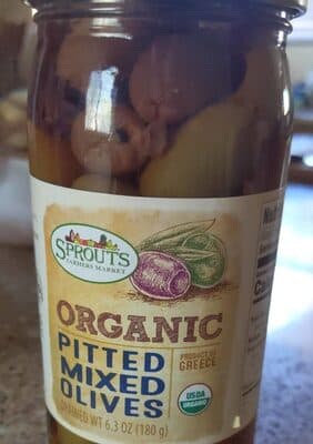 Organic Pitted Mixed Olives