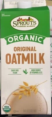 Organic oatmilk