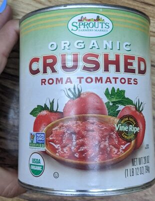 Organic Crushed Roma Tomatoes