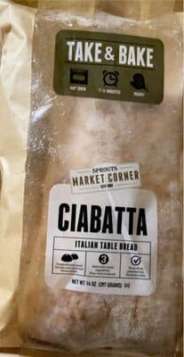 Take & Bake Ciabatta