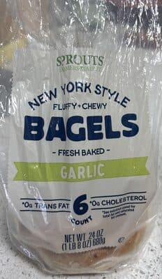 Sprouts Garlic Bagel