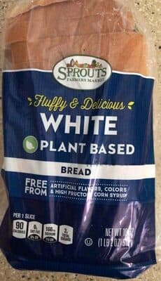 White bread plant based