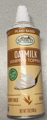 Oatmilk Whipped Topping