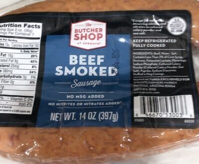 Beef Smoked Sausage