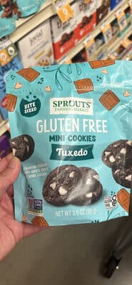 Gluten Free Mini Cookies Tuxedo