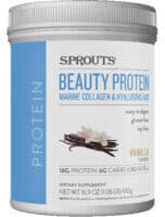 Vanilla Marine Collagen & Hyaluronic Acid Beauty Protein Dietary Supplement