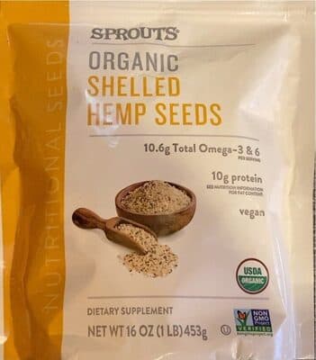 Organic Shelled Hemp Seeds