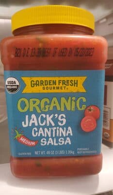 Organic Jacks salsa