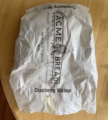 Cranbry Walnut Bread