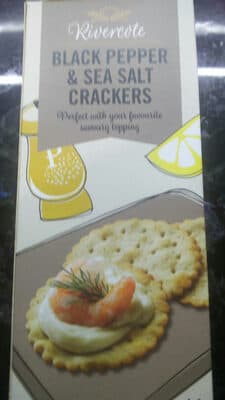 Black Pepper & Sea Salt Crackers