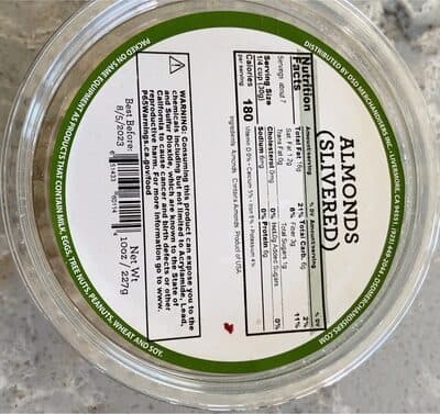 Slivered Almonds